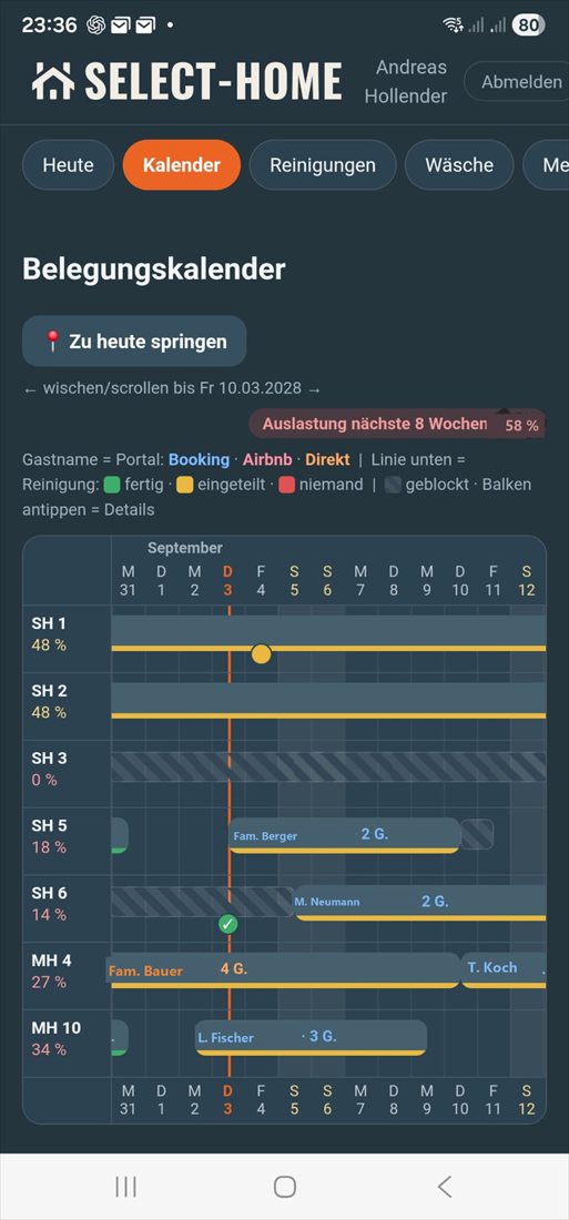 Mit KI-Unterstützung entwickelte Mitarbeiter-App von Andreas Hollender